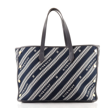 Givenchy Bond Shopper Tote Logo Jacquard Canvas Medium
