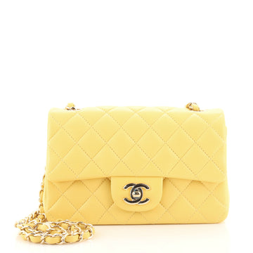 Chanel Classic Single Flap Bag Quilted Lambskin Mini