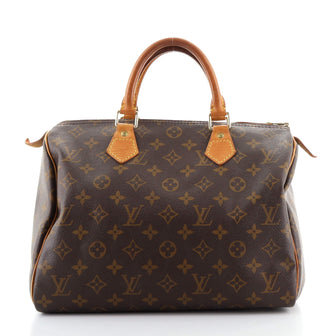 Louis Vuitton Speedy Handbag Monogram Canvas 30