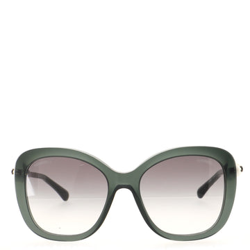 Chanel Pearl Butterfly Sunglasses Acetate