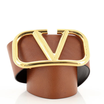 Valentino VLogo Reversible Belt Leather Extra Wide