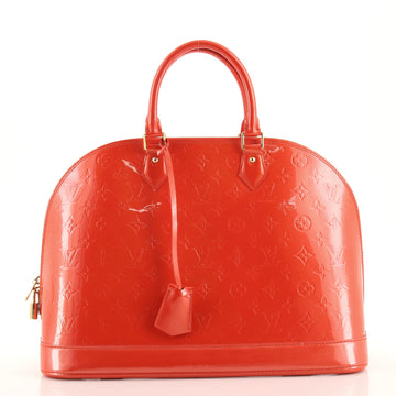 Louis Vuitton Alma Handbag Monogram Vernis GM