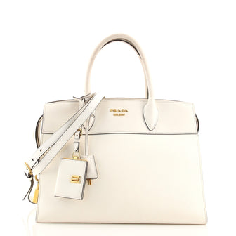 Prada Esplanade Tote Saffiano with City Calf Medium