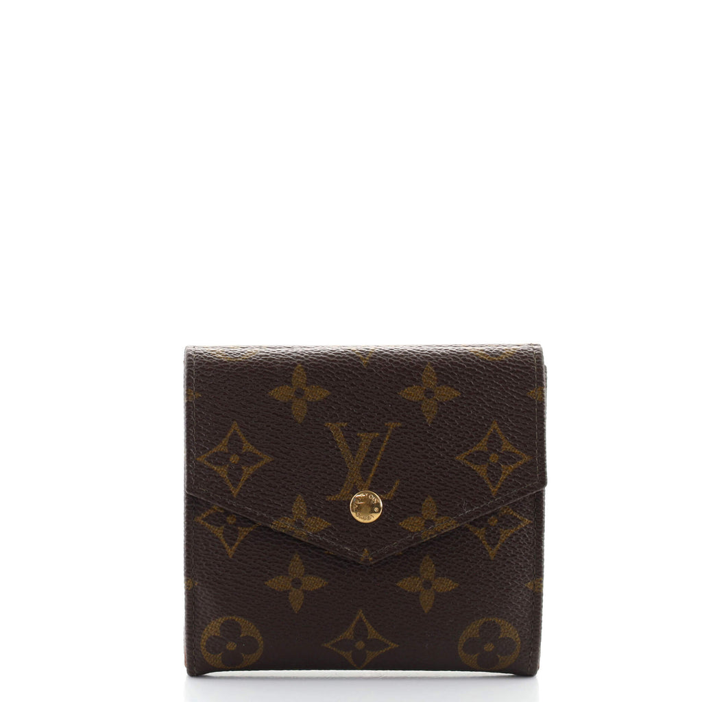 Louis Vuitton Monogram Elise Wallet M61652 Brown Cloth ref.991865