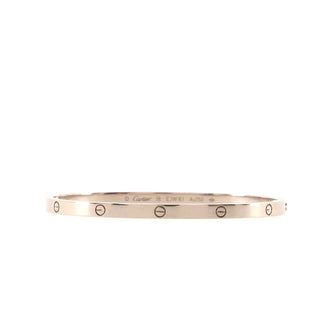 Cartier Love Bracelet 18K White Gold Small