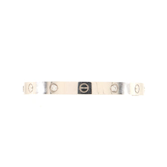 Cartier Love 4 Diamond Bracelet 18K White Gold and Diamonds