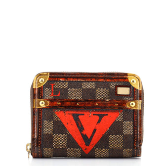 Louis Vuitton Zippy Coin Purse Limited Edition Time Trunk Canvas