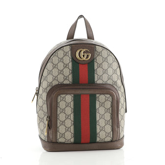 Gucci Ophidia Backpack GG Coated Canvas Small