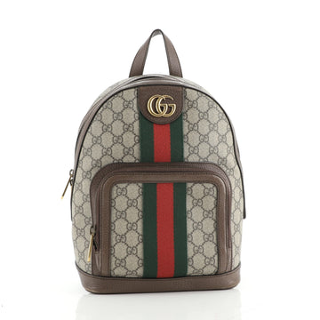 Gucci Ophidia Backpack GG Coated Canvas Small