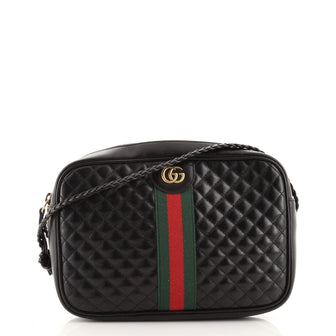 Gucci Trapuntata Camera Bag Quilted Leather Small