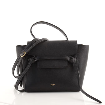 Celine Belt Bag Textured Leather Nano