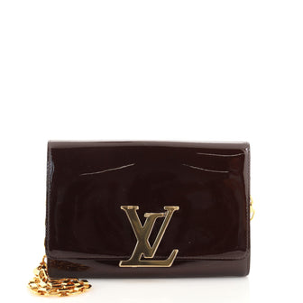 Louis Vuitton, Patent Leather Louise Clutch