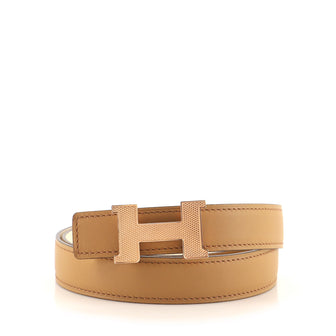Hermes Constance Reversible Belt Leather with Guilloche Hardware Medium