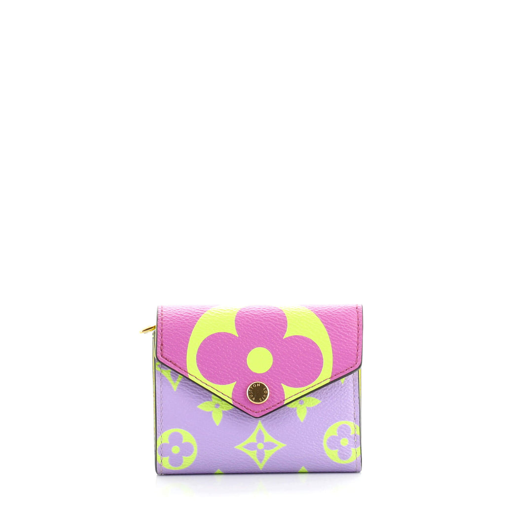 Louis Vuitton Zoe Wallet Limited Edition Colored Monogram Giant Compact