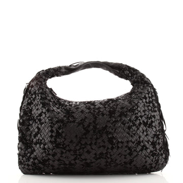 Bottega Veneta Veneta Hobo Velvet Intrecciato Nappa Medium