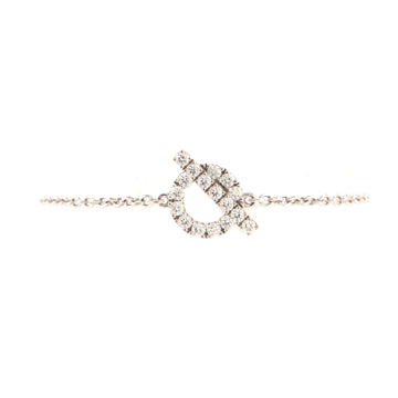 Hermes Finesse Bracelet 18K White Gold and Diamonds