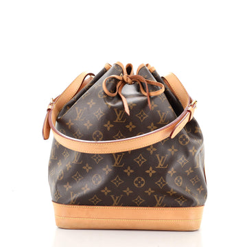 Louis Vuitton Noe Handbag Monogram Canvas Large