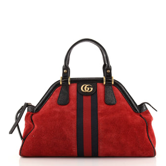 Gucci RE(BELLE) Top Handle Bag Suede Medium