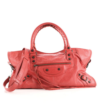 Balenciaga Part Time Classic Studs Bag Leather