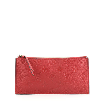 Louis Vuitton Felicie Zip Pouch Insert Monogram Empreinte Leather