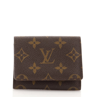 Louis Vuitton Envelope Business Card Holder Monogram Canvas