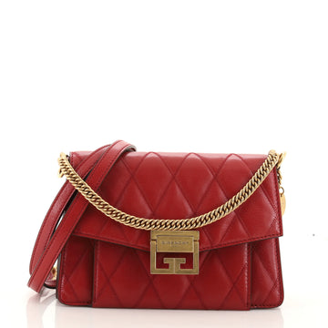 Givenchy GV3 Flap Bag Quilted Leather Small