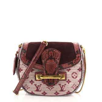 Louis Vuitton Empire Ponant Bag Monogram Jacquard with Suede and Python