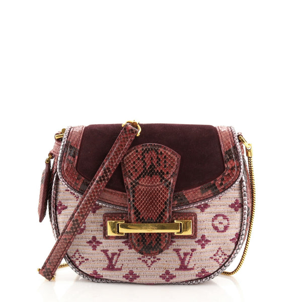 Louis Vuitton Limited Edition Violet Monogram Empire Levant Bag