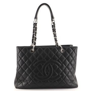 Chanel Grand Shopping Tote Quilted Caviar