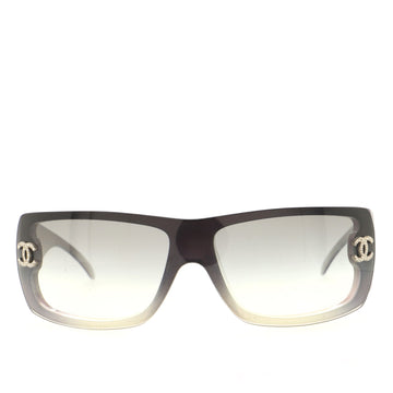 Chanel Crystal CC Rectangular Sunglasses Acetate