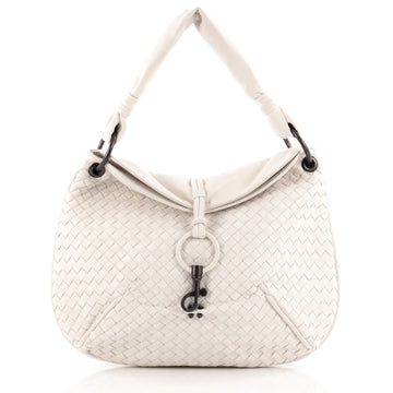 Bottega Veneta Clasp Hobo Intrecciato Nappa Large