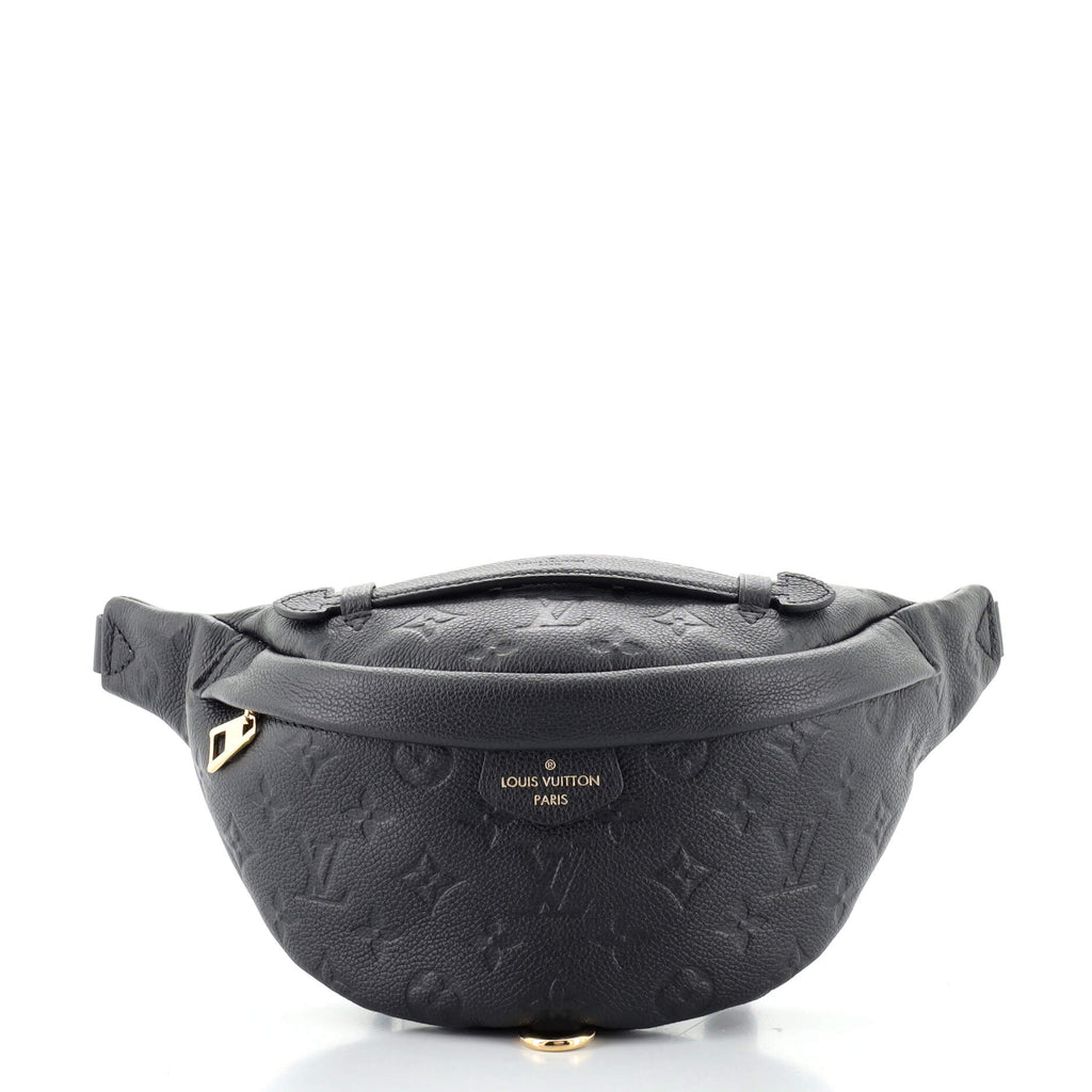 Brand New Louis Vuitton Black Bumbag Monogram Empreinte Leather