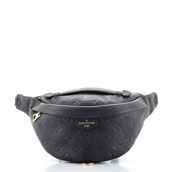 Louis Vuitton Bum Bag Monogram Empreinte Leather Black 1029411