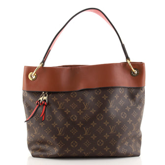 Louis Vuitton Tuileries Hobo Monogram Canvas with Leather