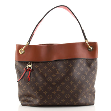 Louis Vuitton Tuileries Hobo Monogram Canvas with Leather