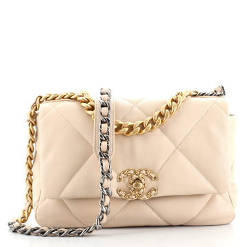 Chanel 19 Flap Bag Quilted Lambskin Medium
