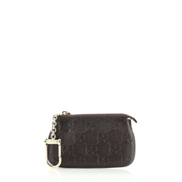 Gucci Key Pouch Guccissima Leather