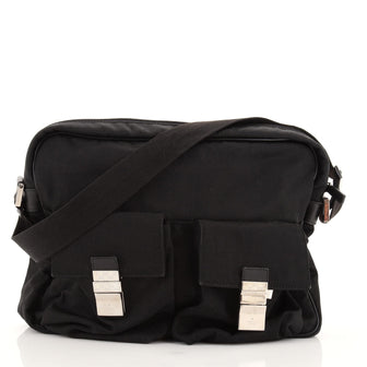 Gucci Double Pocket Camera Bag Nylon Medium