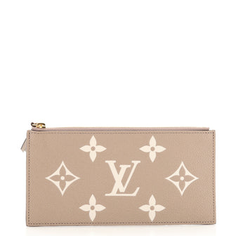 Louis Vuitton Felicie Zip Pouch Insert Bicolor Monogram Empreinte Giant