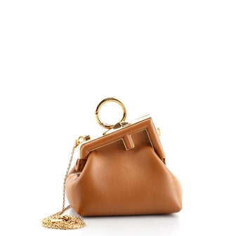 Fendi First Bag Charm Leather Nano