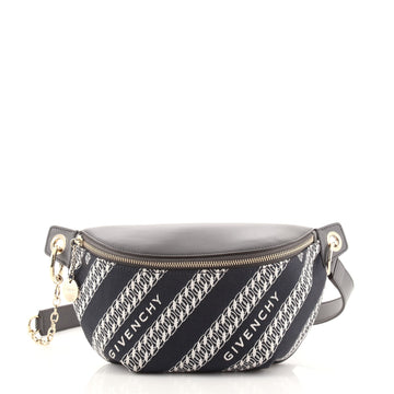 Givenchy Bond Belt Bag Logo Jacquard Canvas