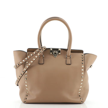 Valentino Rockstud Tote Rigid Leather Medium