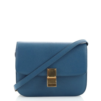Celine Classic Box Bag Grainy Leather Medium