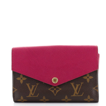 Louis Vuitton Pallas Compact Wallet Monogram Canvas and Calfskin