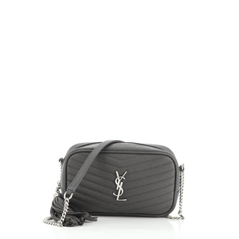 Saint Laurent Lou Camera Bag Matelasse Chevron Leather Mini