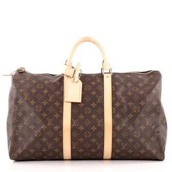 Louis Vuitton Keepall Bag Monogram Canvas 50 