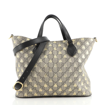 Gucci Convertible Soft Tote Printed GG Coated Canvas Small
