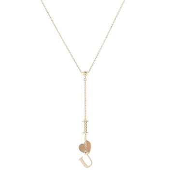 Tiffany & Co. I Love You Drop Pendant Necklace Sterling Silver