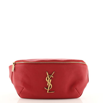 Saint Laurent Classic Monogram Belt Bag Leather