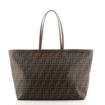 Fendi Roll Tote Zucca Coated Canvas Large